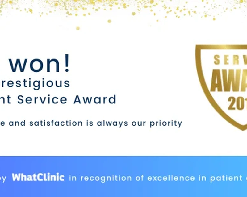PATIENT SERVICE AWARD 2019 FROM WHATCLINIC.COM